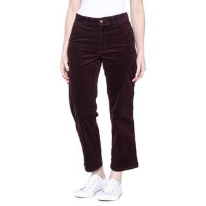 North Face Burgundy Corduroy Carpenter Cargo Pants